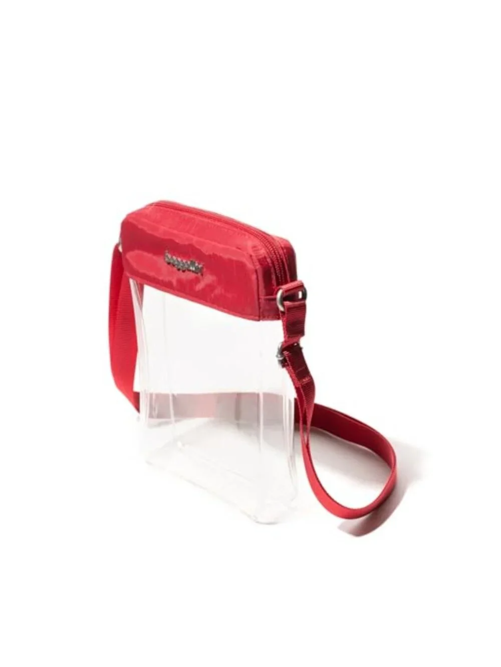 Clear Crossbody Bag Lightweight Adjustable Strap Water-Resistant
